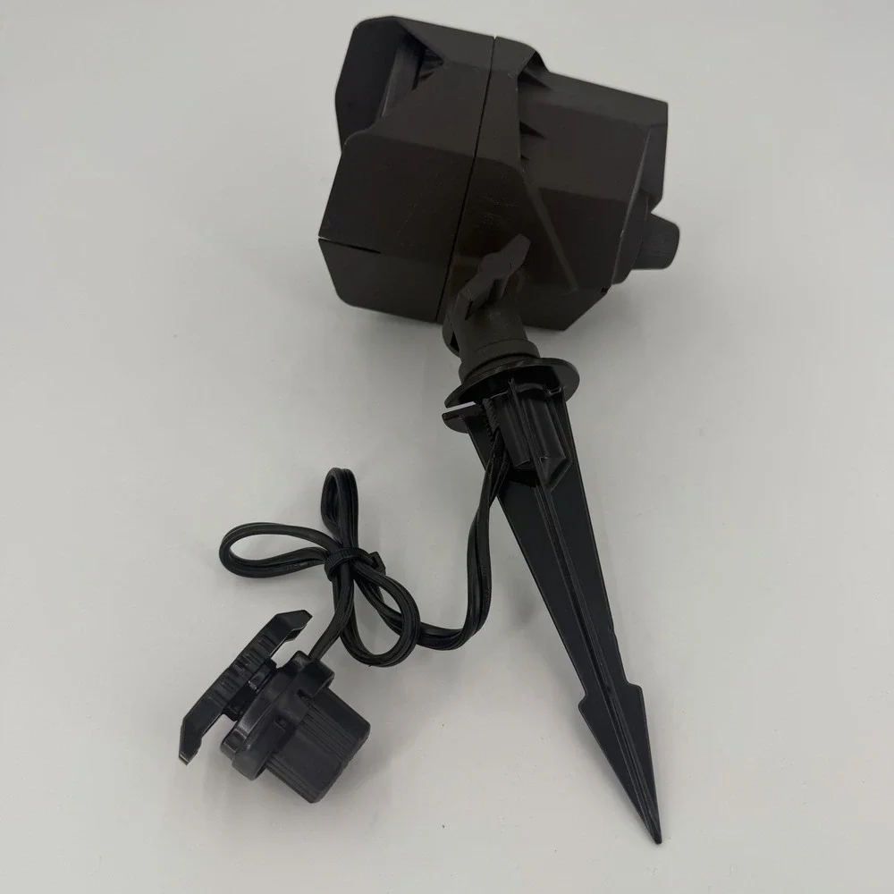 Portfolio 3-level Brightness 2000Lumen Bronze Low voltage Hardwire Flood Light